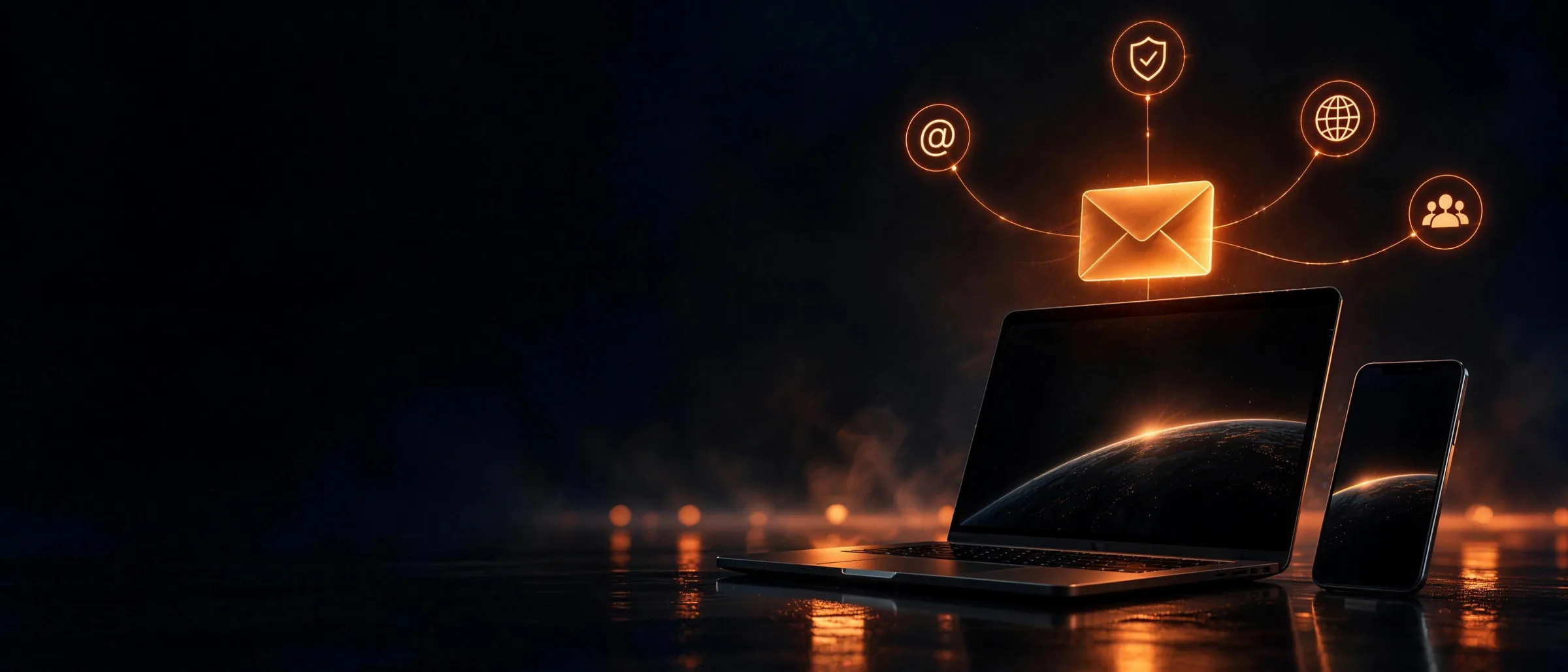 Illustration for Business email